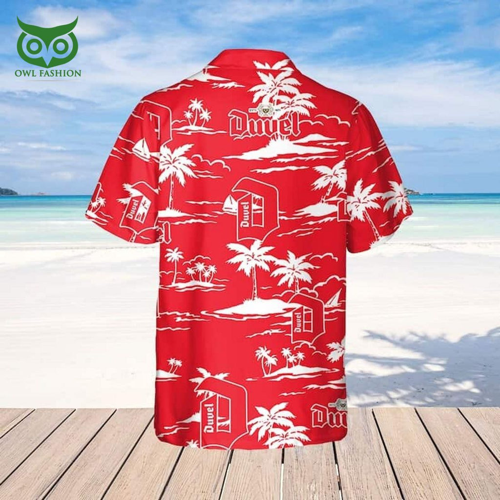Duvel Beer Beach Pattern Hawaiian Shirt