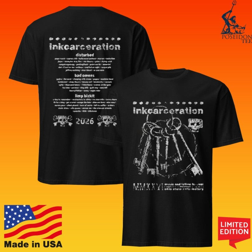 Dwp Inkcarceration Lock & Key T-shirt