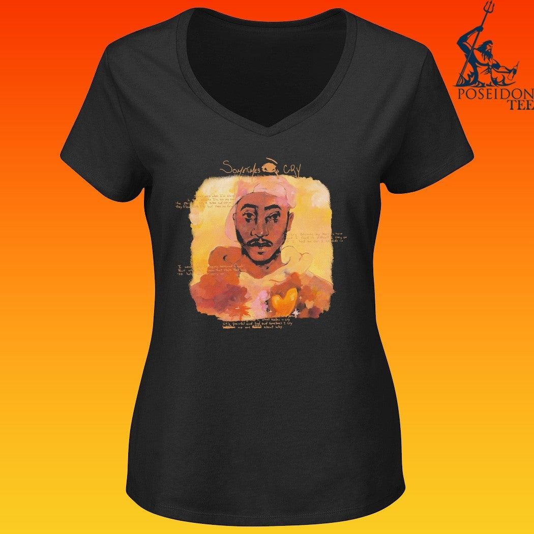 2pac Sometimes Brown T-shirt