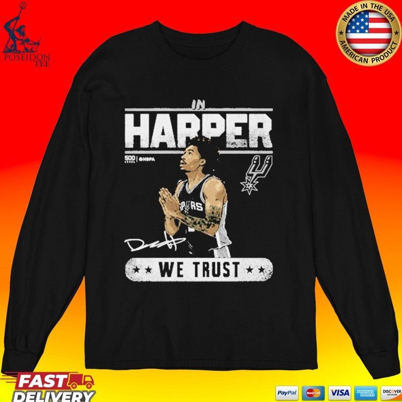 Dylan Harper San Antonio Spurs We Trust T-shirt