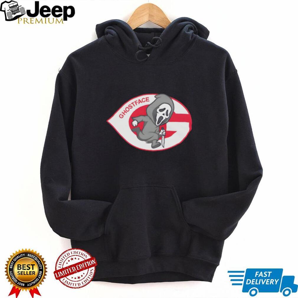 Ghostface Scream Slasher Georgia Bulldogs Mashup T Shirt