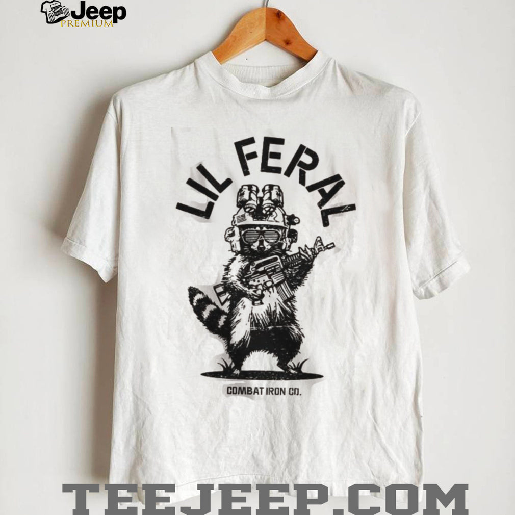 Lil Feral Tactical Raccoon Night Vision Combat Iron Co. Shirt