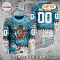 ECHL Bloomington Bison Peanuts 75th Anniversary Hockey Jersey