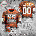 ECHL Kansas City Mavericks Peanuts 75th Anniversary Hockey Jersey