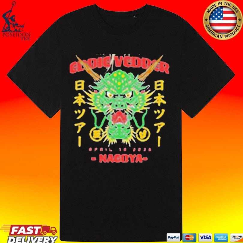 Eddie Vedder Niterra Village Hall In Nagoya April 14 2026 Show T-shirt