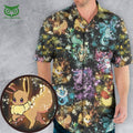 Eevee Evolution in the Galaxy New 2023 Hawaiian Shirt