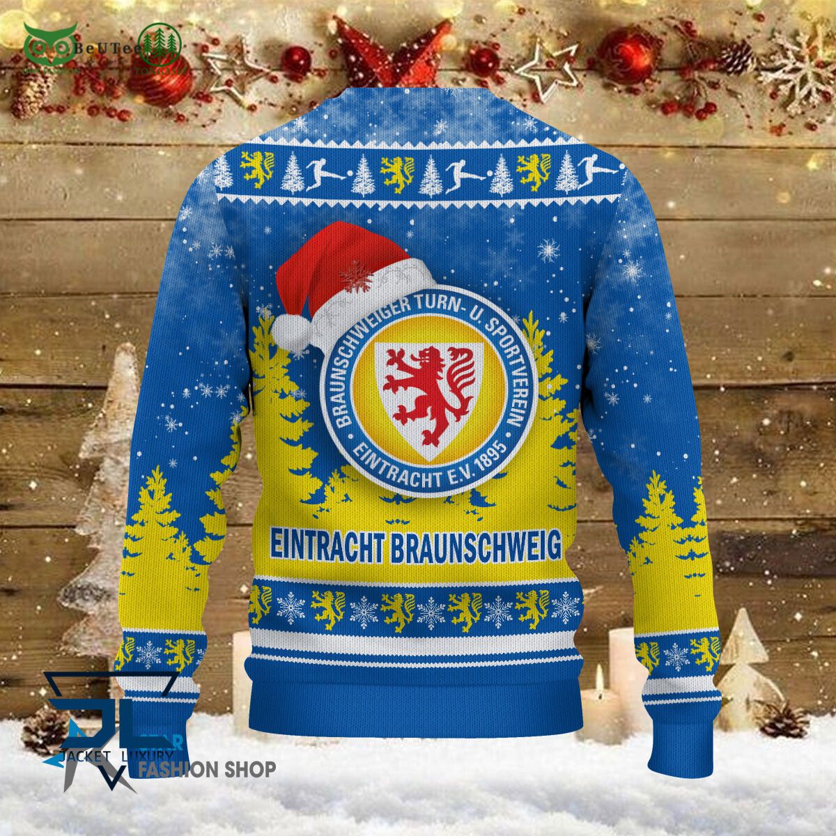 Eintracht Braunschweig Bundesliga Germany League Ugly Sweater