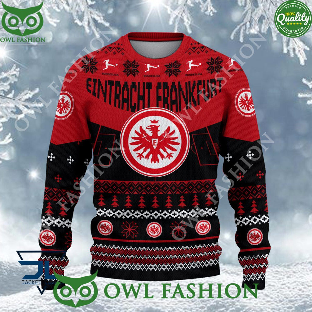 Eintracht Frankfurt Limited For Bundesliga Fans Ugly Sweater Jumper