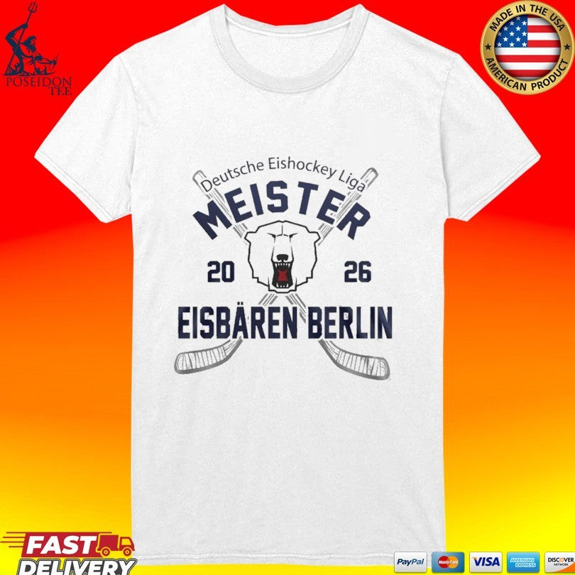 Eisbären Berlin Deutsche Eishockey Liga Meister 2026 T-shirt