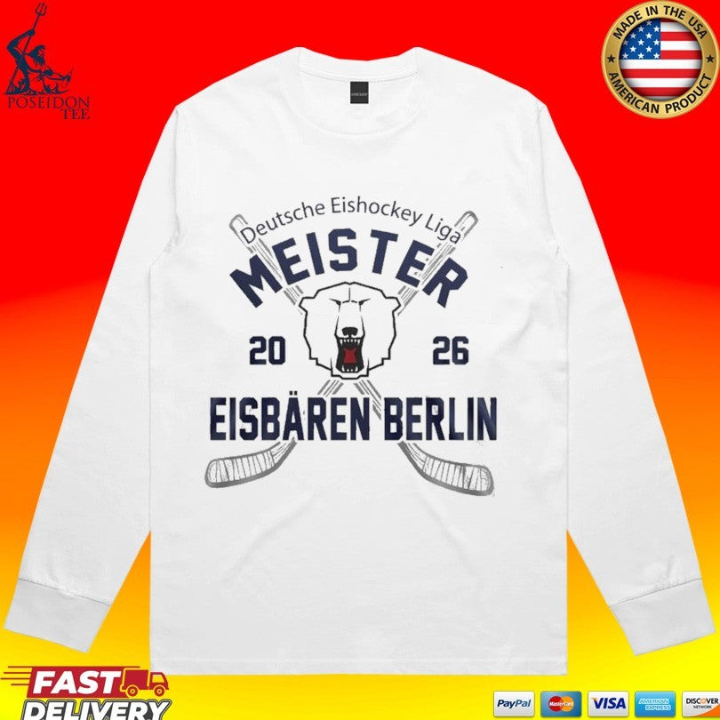 Eisbären Berlin Deutsche Eishockey Liga Meister 2026 T-shirt