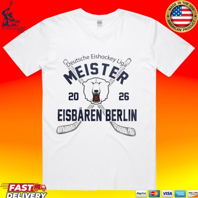 Eisbären Berlin Deutsche Eishockey Liga Meister 2026 T-shirt