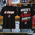 El Cheapo Where’s My Playoff T-shirt