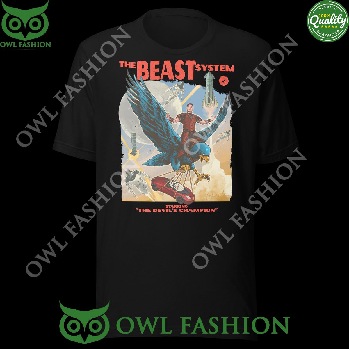 Elon Musk Beast System t shirt