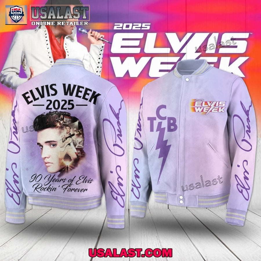 Elvis Presley 2025 Elvis Week Baseball Jacket