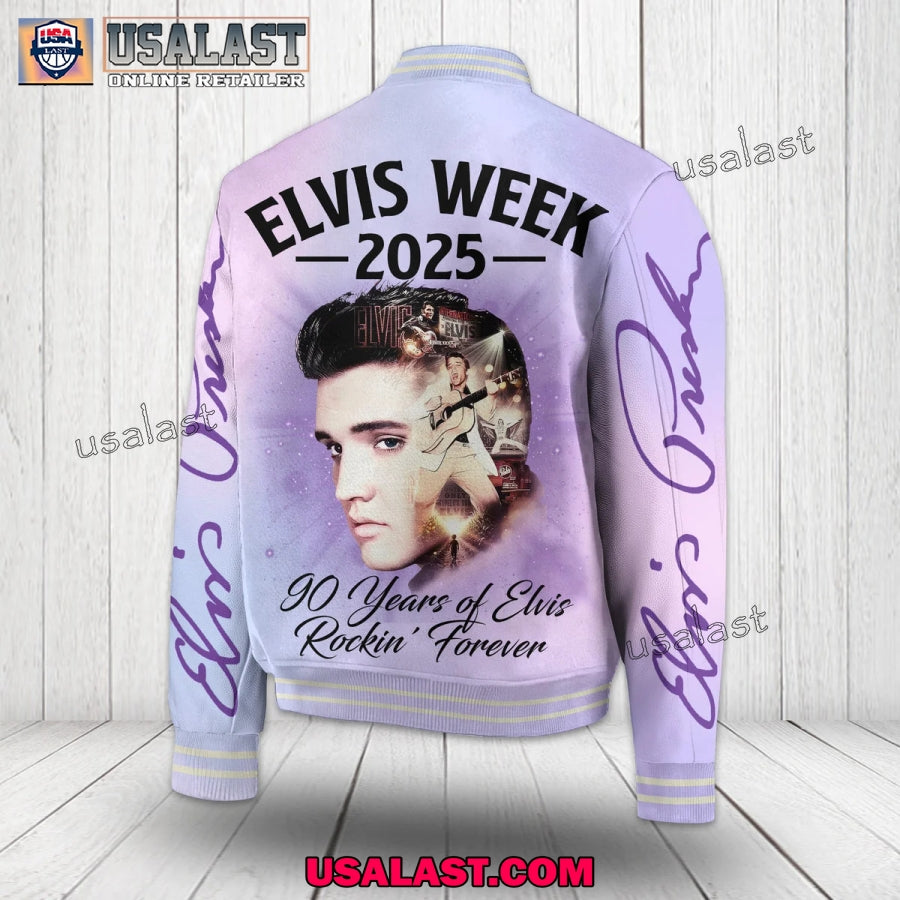 Elvis Presley 2025 Elvis Week Baseball Jacket
