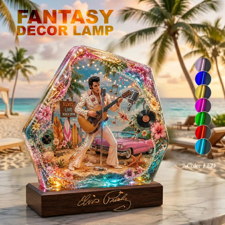 Elvis Presley Fantasy Decor Resin Lamp