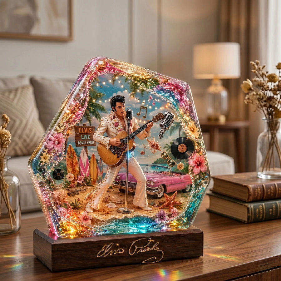 Elvis Presley Fantasy Decor Resin Lamp