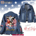 Elvis Presley Happy 4th Of July Denim Jacket