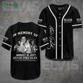 Elvis Presley In The Ghetto Black White Baseball Jersey Shirt