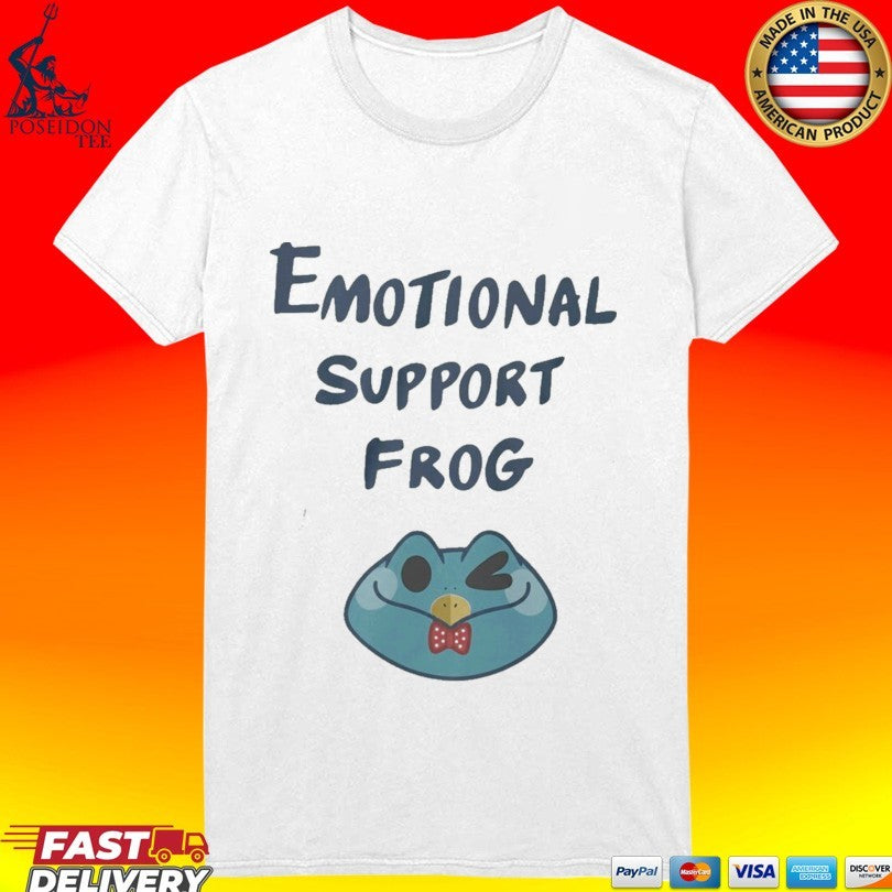 Emotional Support Frog Fizzarolli Cartoon T-shirt