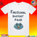 Emotional Support Frog Fizzarolli Cartoon T-shirt