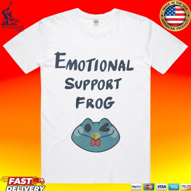 Emotional Support Frog Fizzarolli Cartoon T-shirt