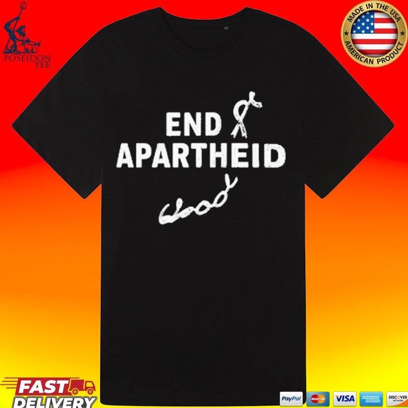 End Apartheid Finn Bennett T-shirt