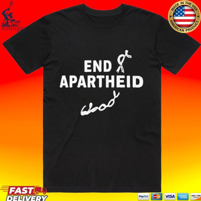End Apartheid Finn Bennett T-shirt