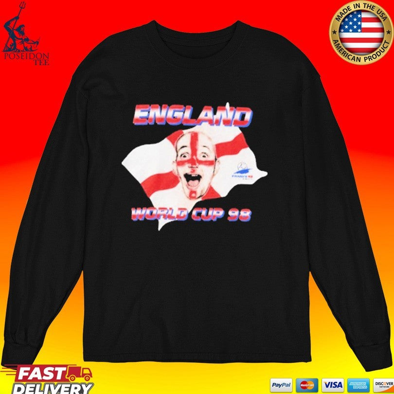 England World Cup 98 Face Paint T-shirt
