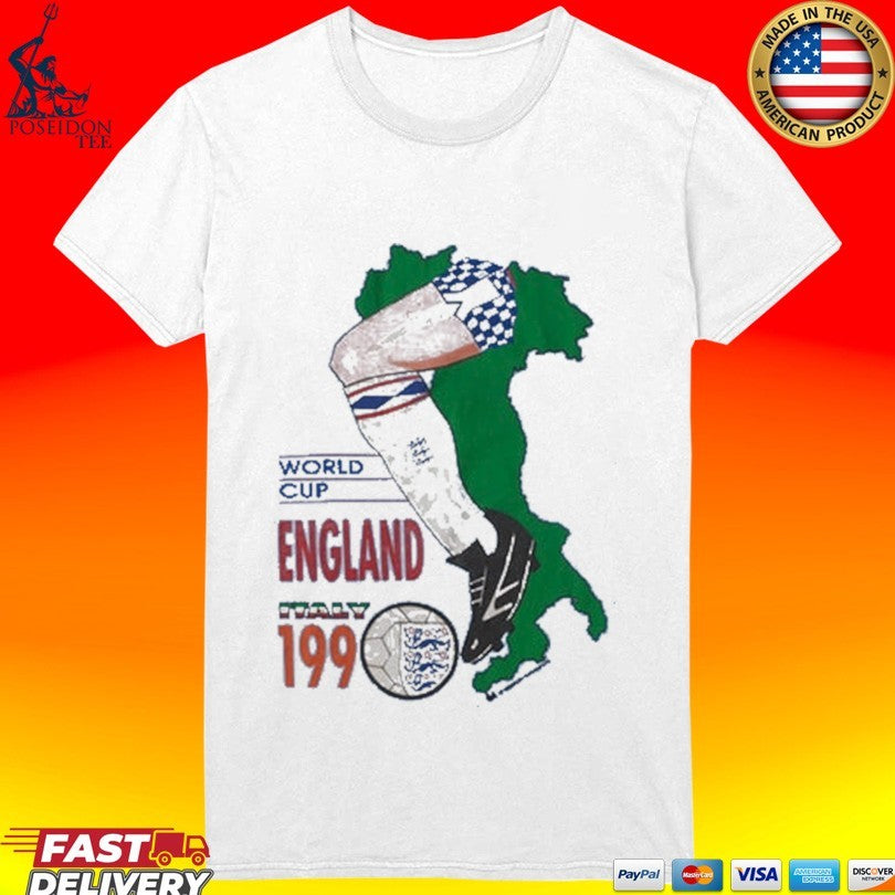 England World Cup Italy 1990 T-shirt