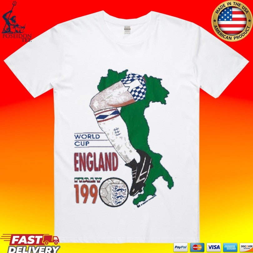 England World Cup Italy 1990 T-shirt