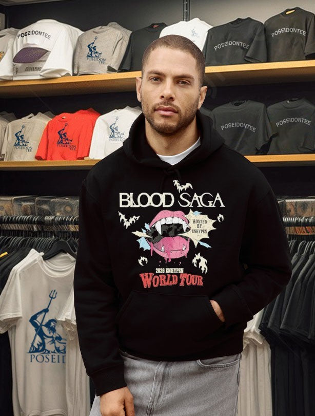Enhypen Blood Saga World Tour T-shirt