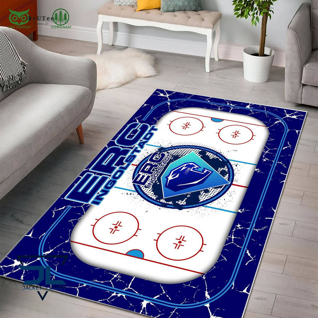 ERC Ingolstadt Germany Ice Hockey Team Carpet Rug