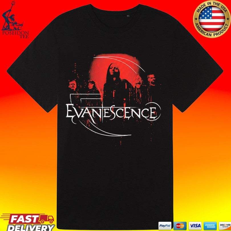 Evanescence Group Logo Photo T-shirt