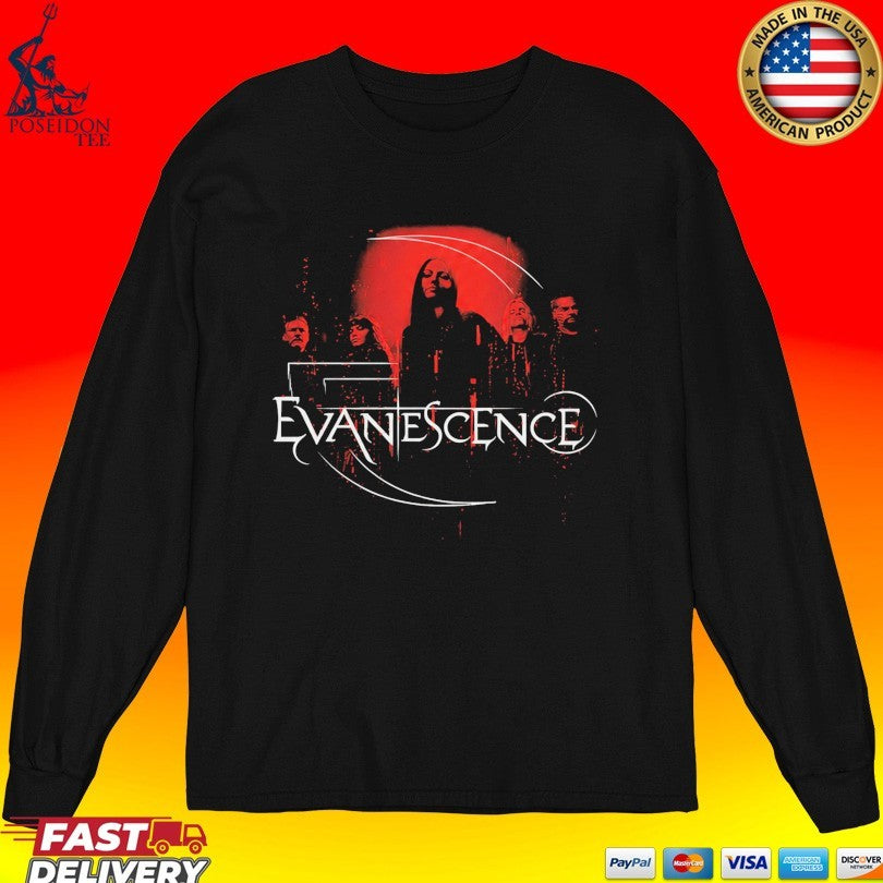 Evanescence Group Logo Photo T-shirt