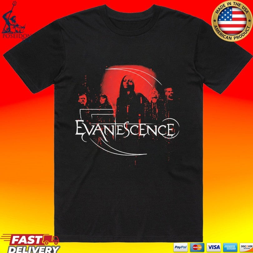 Evanescence Group Logo Photo T-shirt