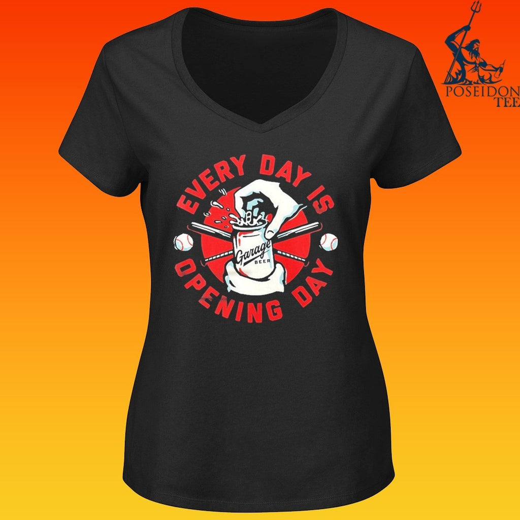 Every Day Is Opening Day Garage Beer T-shirt