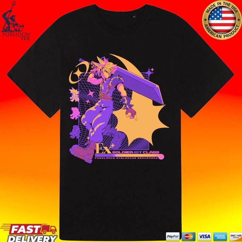 Ex-soldier Ist Class Freelance Avalanche Mercenary Jav T-shirt
