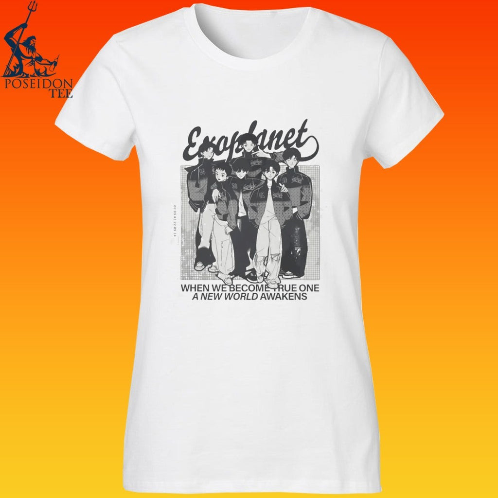 Exoplanet When We Become True One A New World Awakens T-shirt