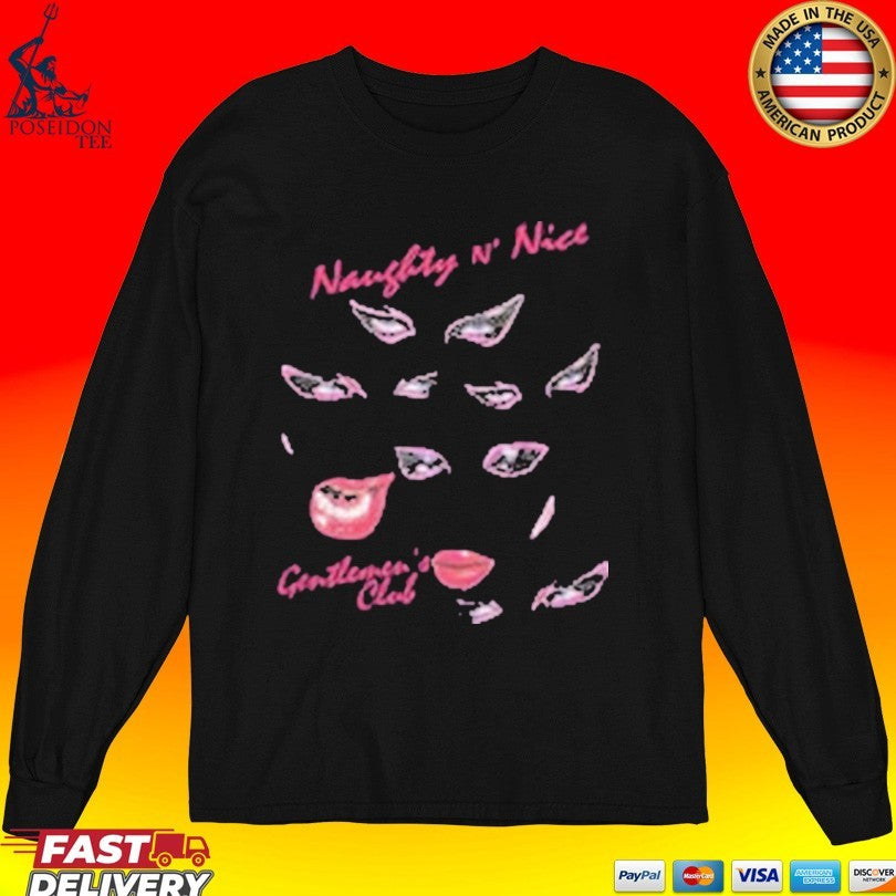 Eyes Never Lie Naughty N’ Nice Gentlemen’s Club T-shirt