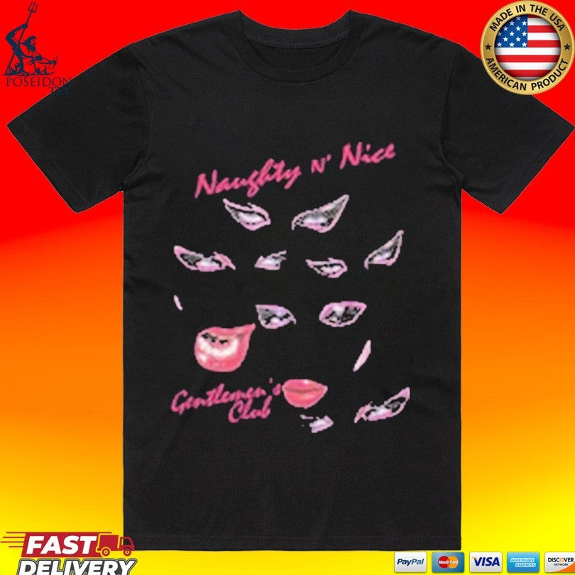 Eyes Never Lie Naughty N’ Nice Gentlemen’s Club T-shirt