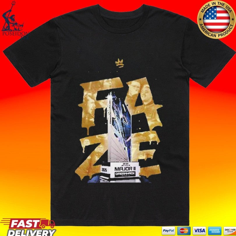 Faze Vegas Major Ii Champs T-shirt