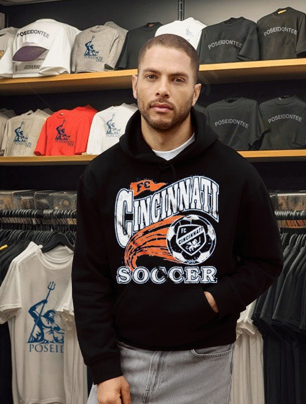 FC Cincinnati Soccer Ball Graphic T-shirt