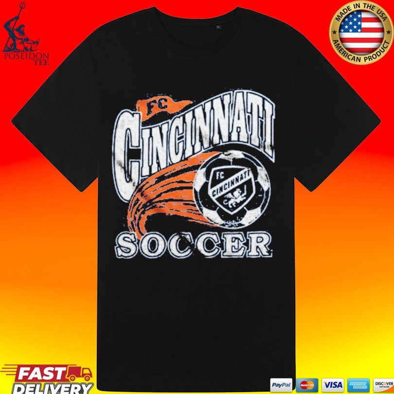 FC Cincinnati Soccer Ball Graphic T-shirt