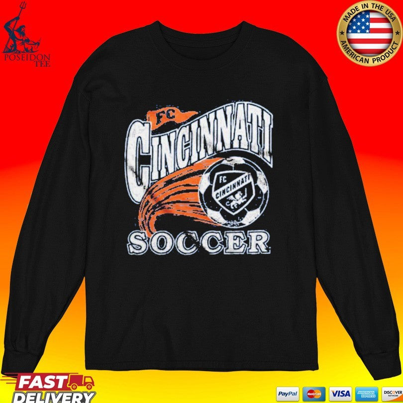 FC Cincinnati Soccer Ball Graphic T-shirt