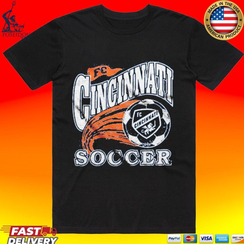 FC Cincinnati Soccer Ball Graphic T-shirt