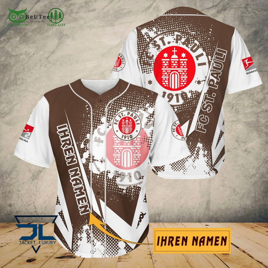 FC St. Pauli Iheren Namen AOP 3D Shirt Full