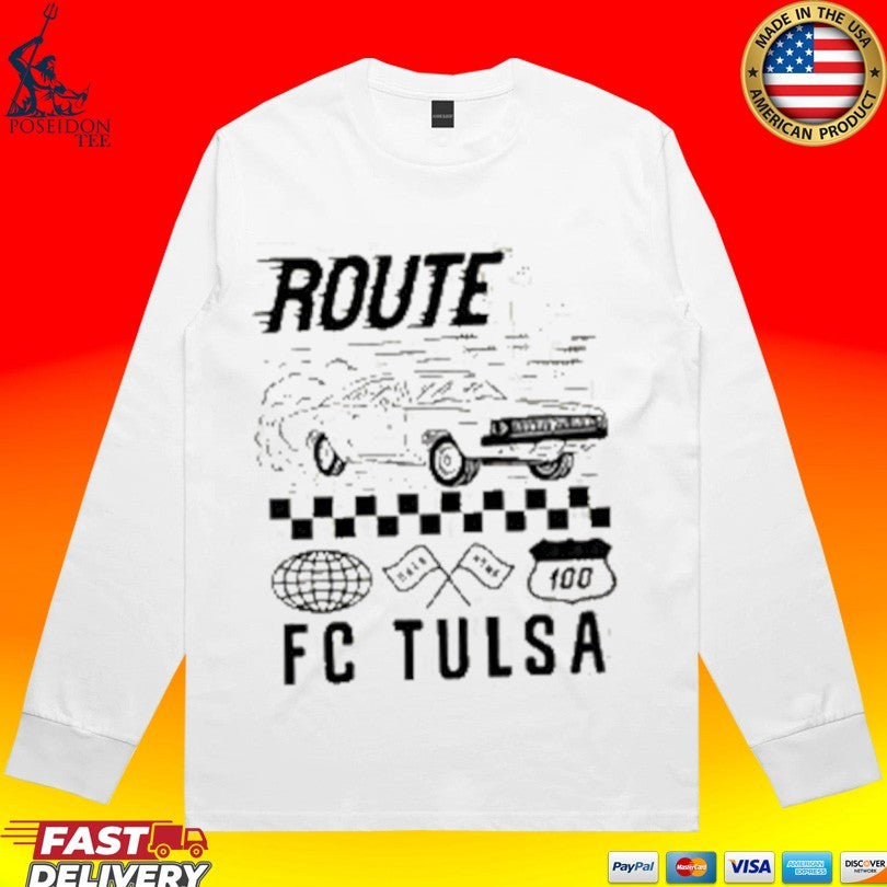 Fc Tulsa Usl Championship Route 66 Oklahoma 100 T-shirt
