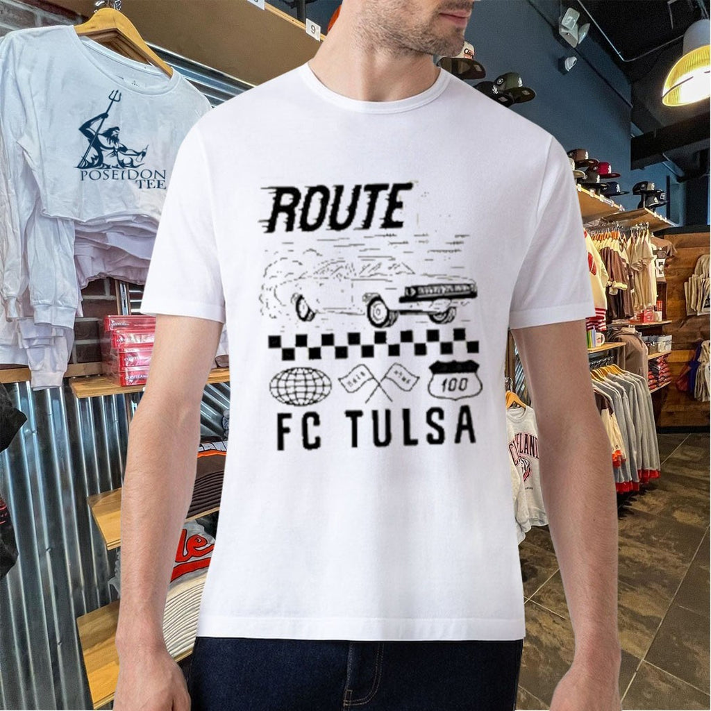 Fc Tulsa Usl Championship Route 66 Oklahoma 100 T-shirt
