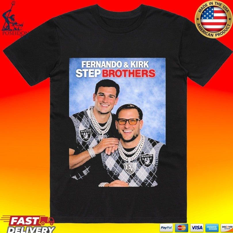 Fernando Mendoza And Kirk Cousins Step Brothers T-shirt